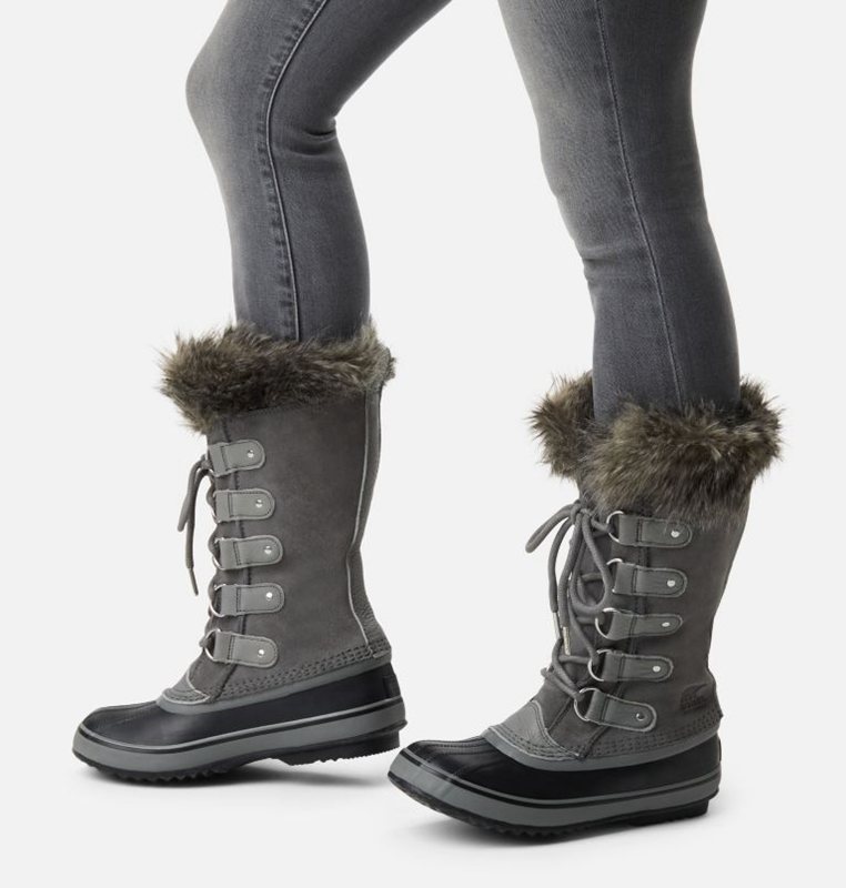 Botas Nieve Sorel Mujer - Joan Of Arctic™ Bajas Gris/Negras - 84652-WSGH